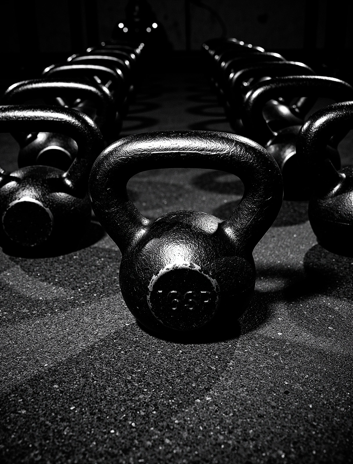 Industrialny wystrój siłowni